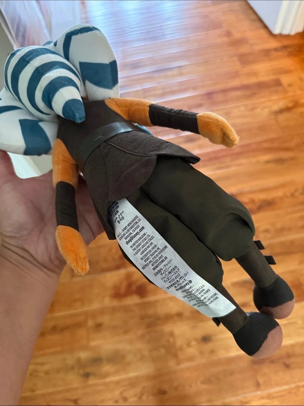 Disney Ahsoka Tano Plush - Orange, Blue & White